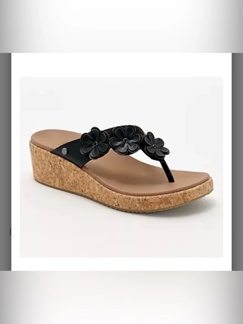 Skechers Cali Arch Fit Beverlee Floral Thong Sandals
